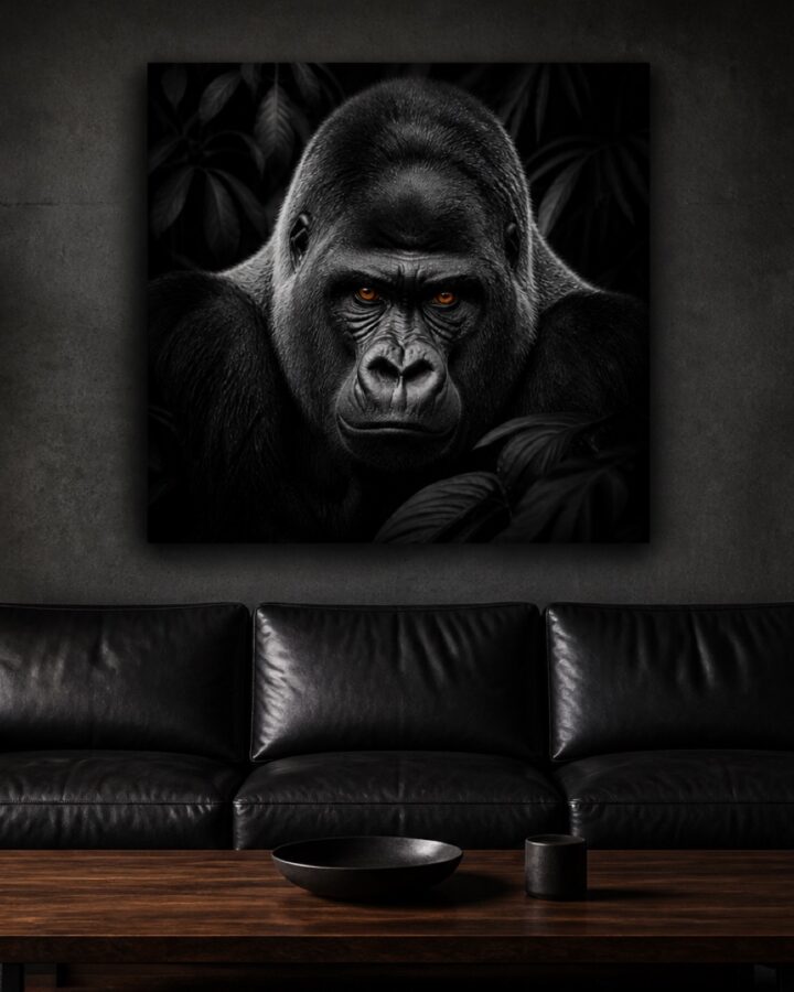 Gorillan hehku canvas-taulu