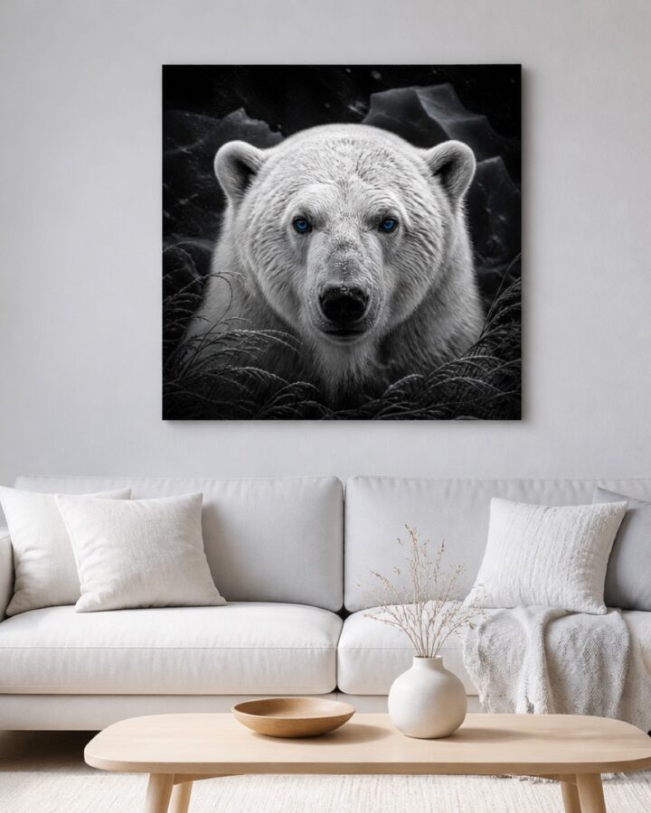 Jaakarhun silmat canvas-taulu