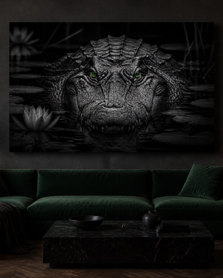 Krokotiilin smaragdi canvas-taulu
