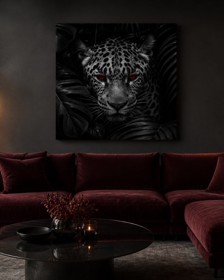 Rubiinijaguaari canvas-taulu