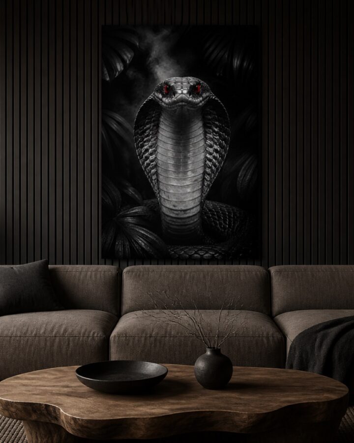 Kobran puna canvas-taulu