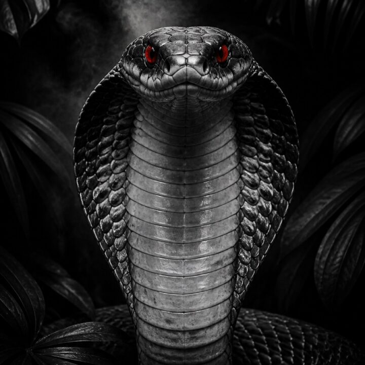 Kobran puna canvas-taulu