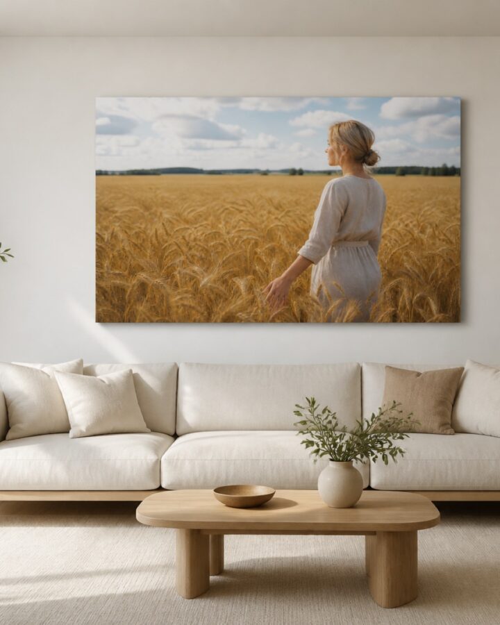 Vehnameri vaaka canvas-taulu