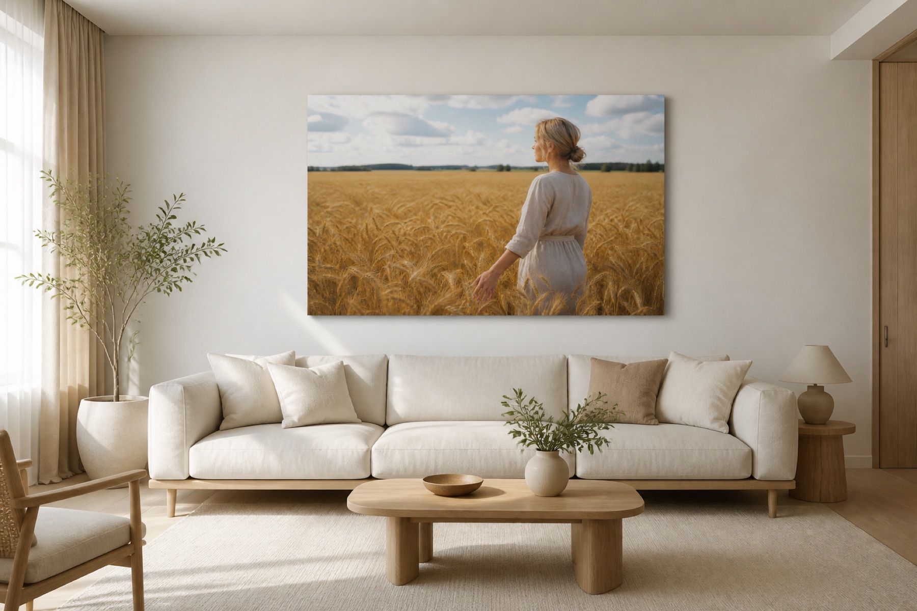 Vehnameri vaaka canvas-taulu