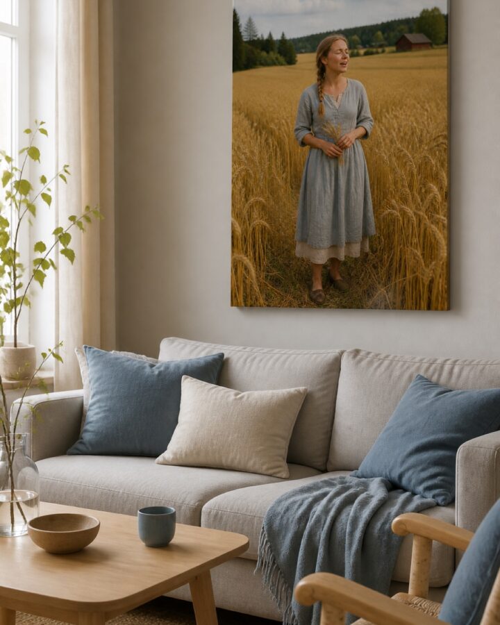 Pellon laulu pysty canvas-taulu