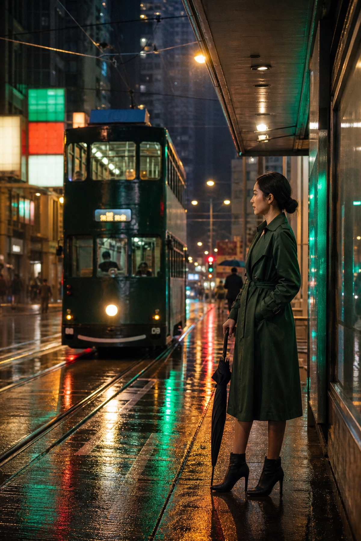 Hongkongin neonraide canvas-taulu
