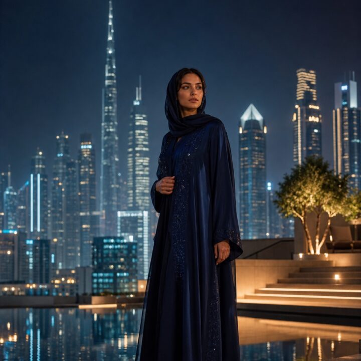 Dubain kuutokatto canvas-taulu