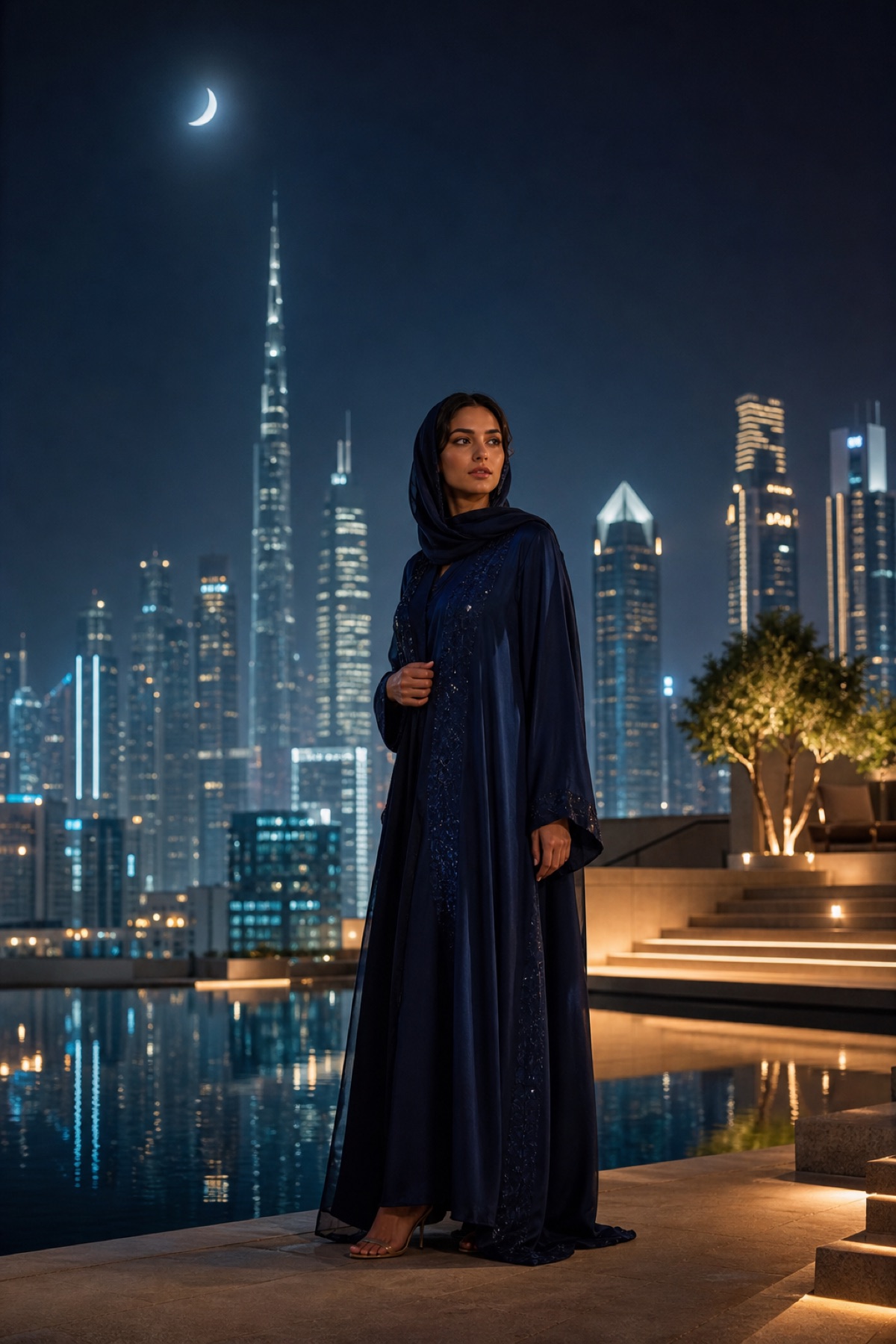 Dubain kuutokatto canvas-taulu
